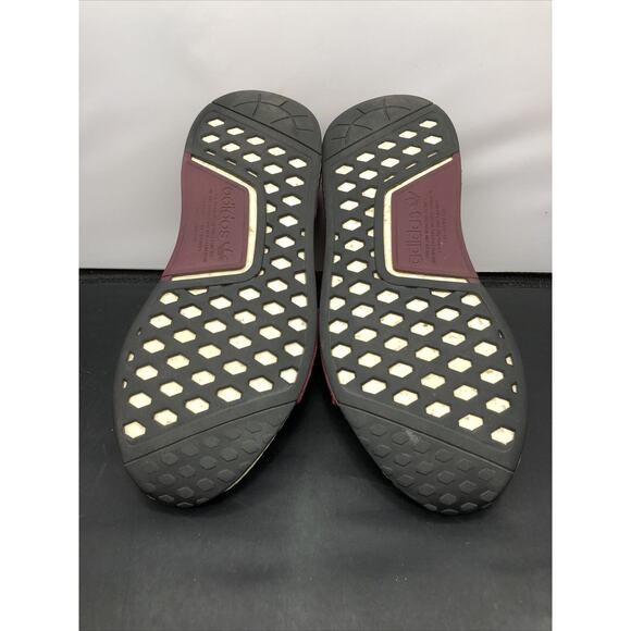 Adidas NMD Boost R1 Stencil Pack Maroon Woman Size 10 Fast Shipping - Picture 7 of 12